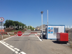 Контрольно-пропускной пункт (КПП) для строй объекта Аэропорт Южный в Дербенте